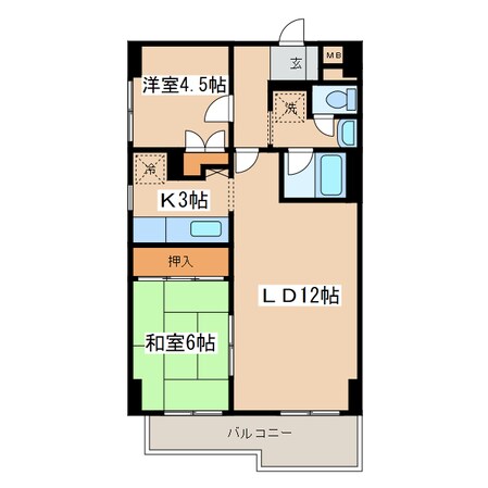 Ｋ＆Ｍビルの物件間取画像